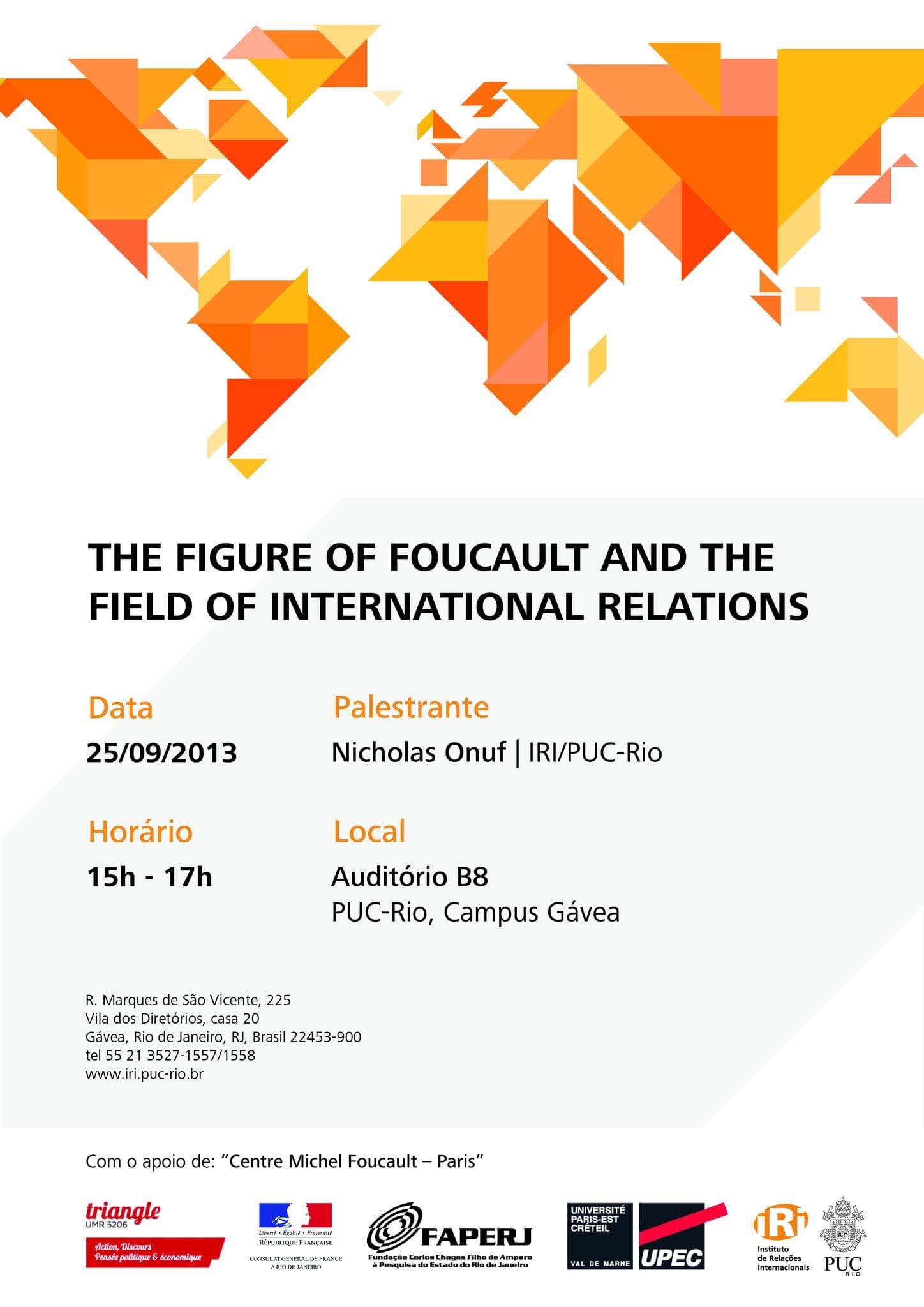 The Figure of Foucault and the Field of International Relations