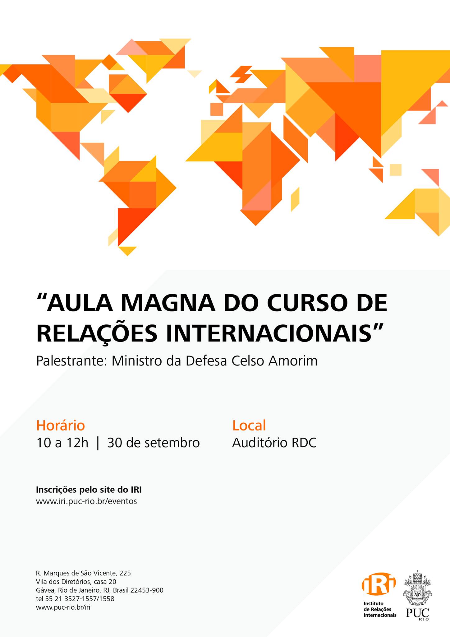 Aula Magna com Ministro Celso Amorim