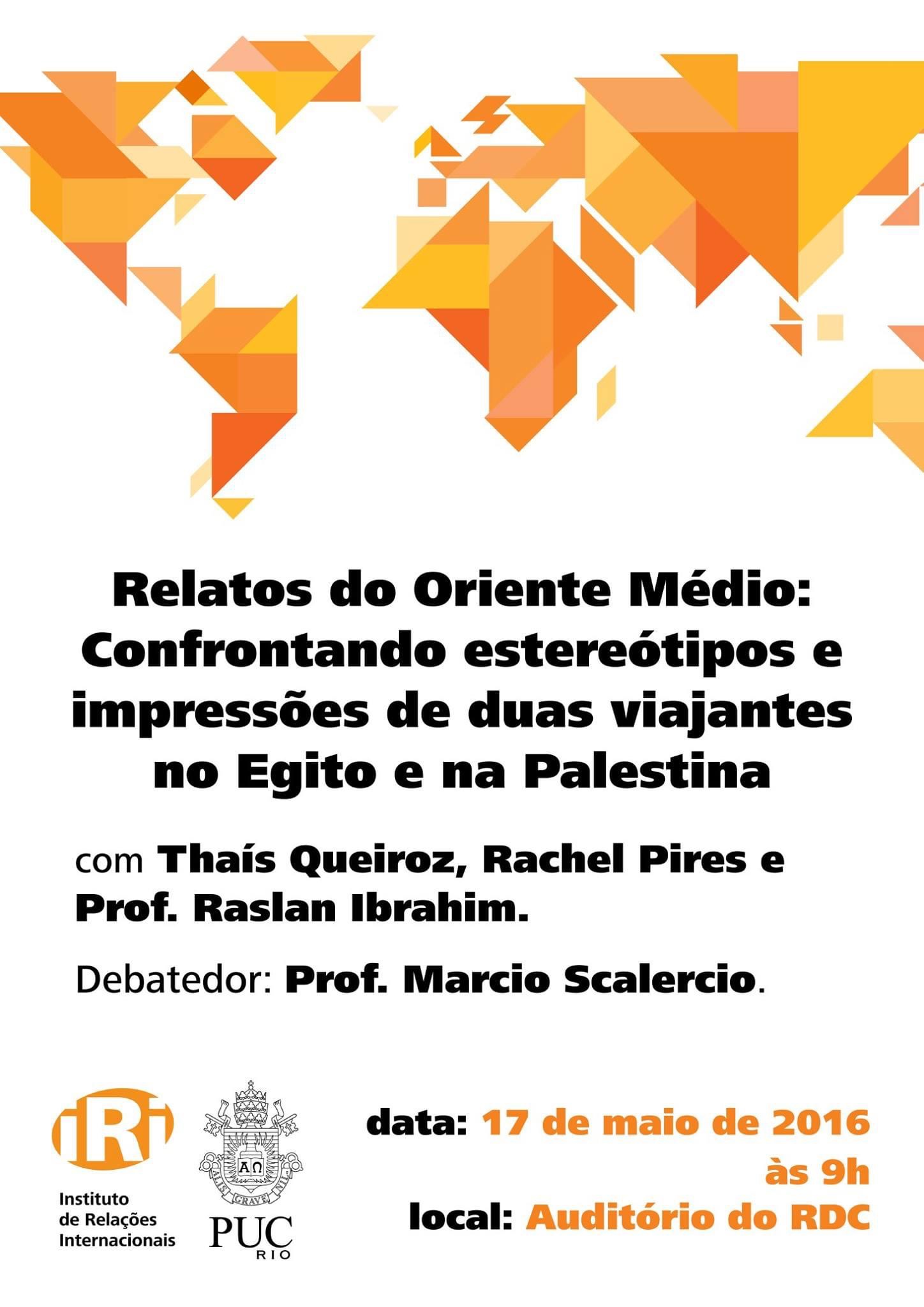 Relatos do Oriente Médio: confrontando Estereótipos e impressões de duas viajantes no Egito e na Palestina