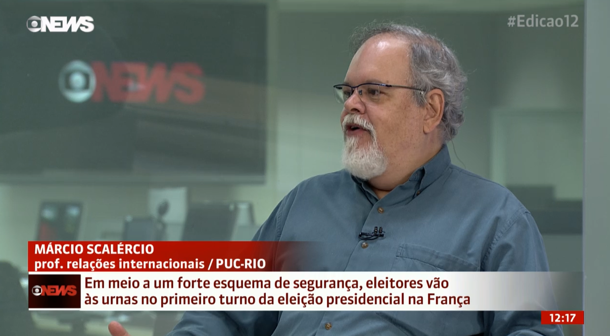 “Márcio Scalercio analisa o primeiro turno da eleição presidencial na França”