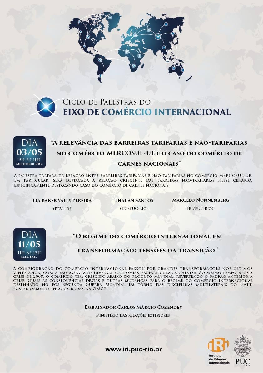 Ciclo de Palestras do Eixo de Comércio Internacional de 2017.1