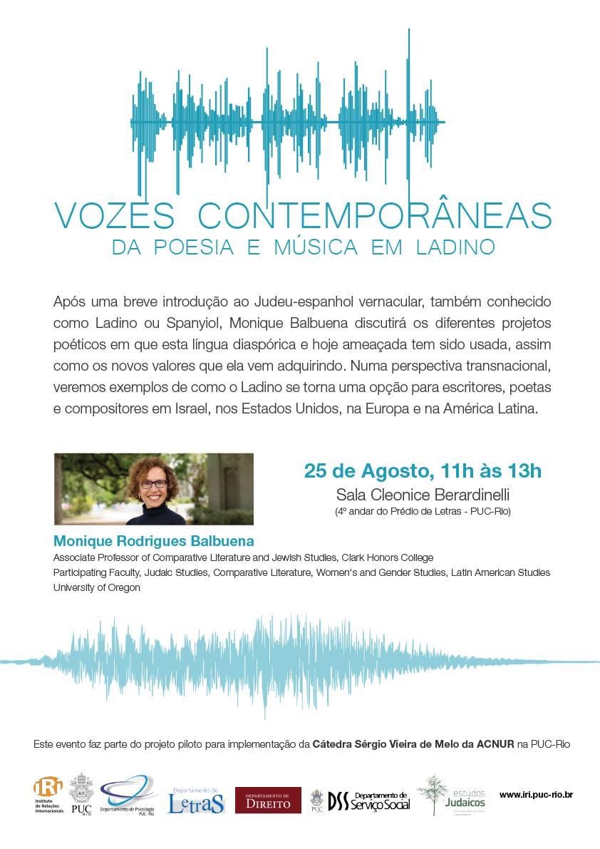 Vozes Contemporâneas da Poesia e Música em Ladino