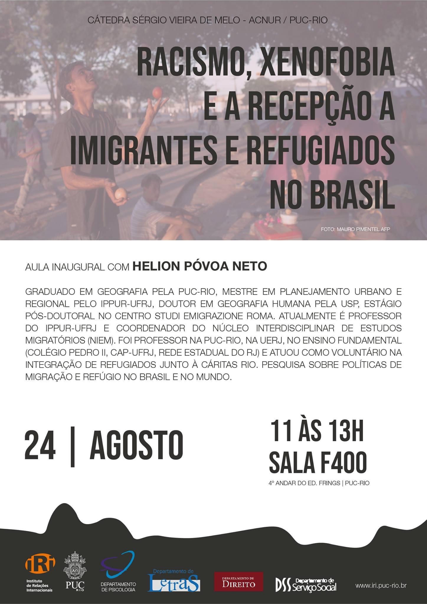 Racismo, xenofobia e recepção de imigrantes e refugiados no Brasil