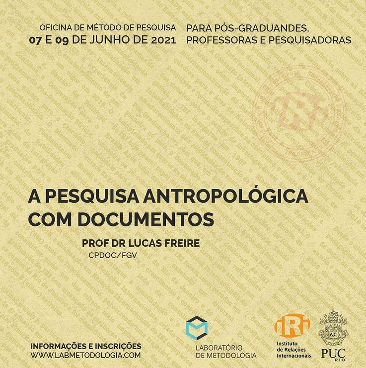 Agenda do Laboratório de Metodologia 2021.1