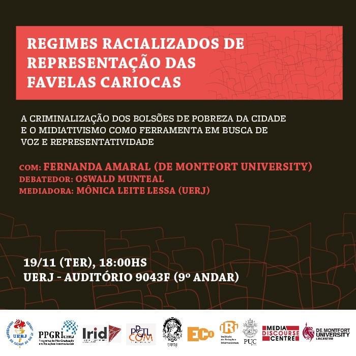 Regimes racializados de representação das favelas cariocas: a criminalização dos bolsões de pobreza da cidade e o midiativismo como ferramenta em busca de voz e representatividade