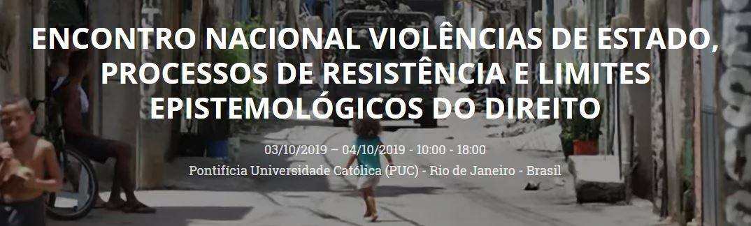 Encontro Nacional Violências De Estado