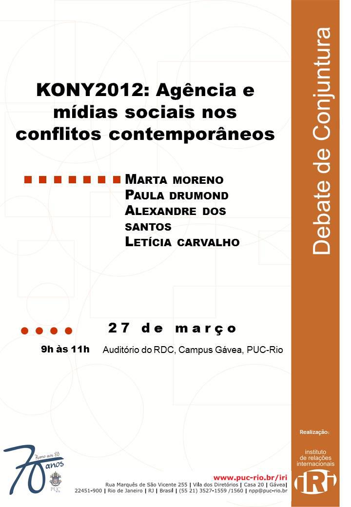 KONY2012: Agência e Mídias Sociais nos conflitos contemporâneos