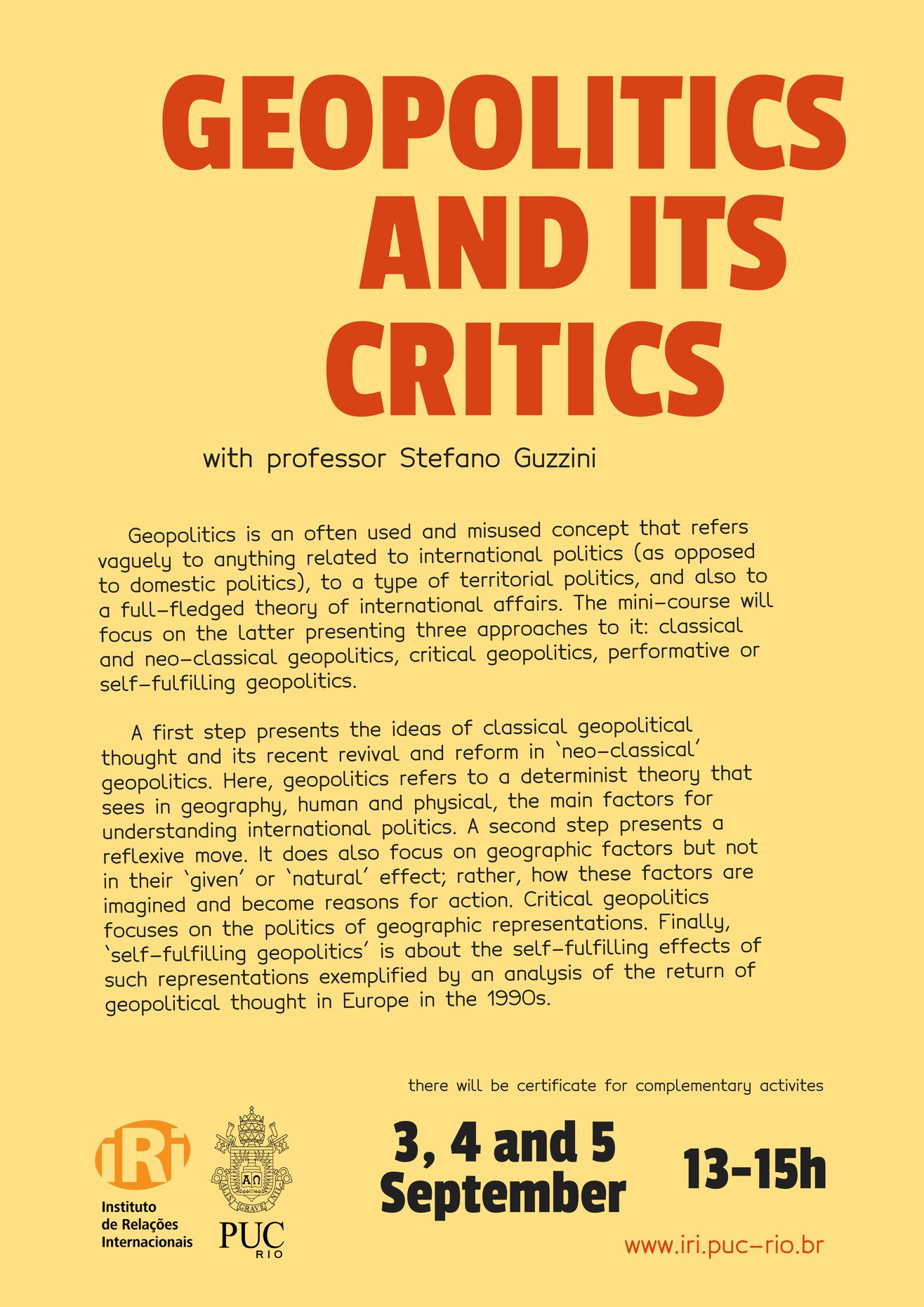 Geopolitics and its Critics