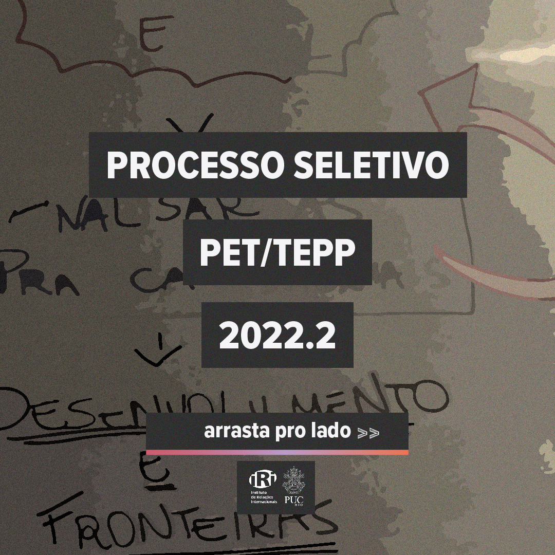 Seleção para Bolsistas PET/TEPP 2022.2