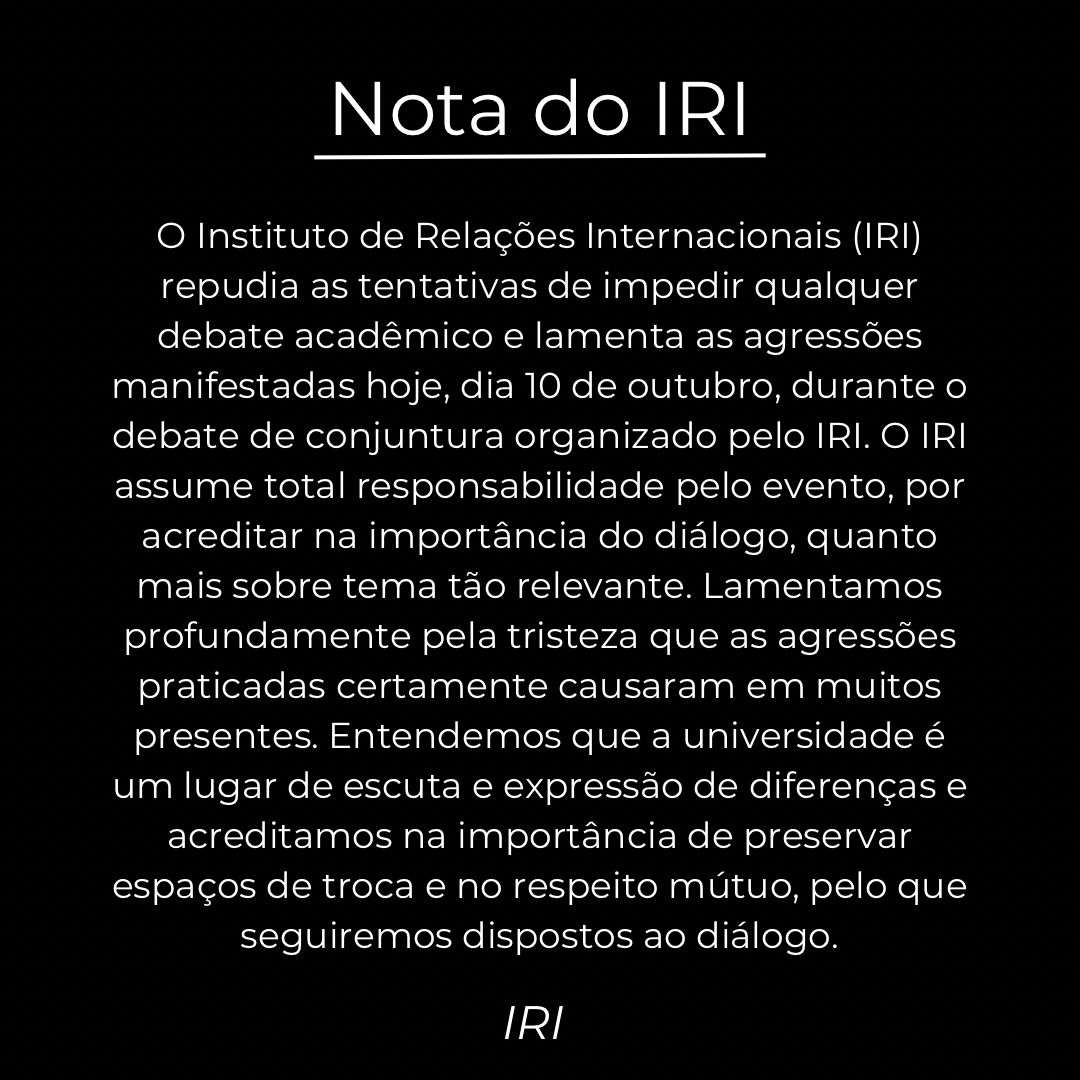 NOTA DO IRI