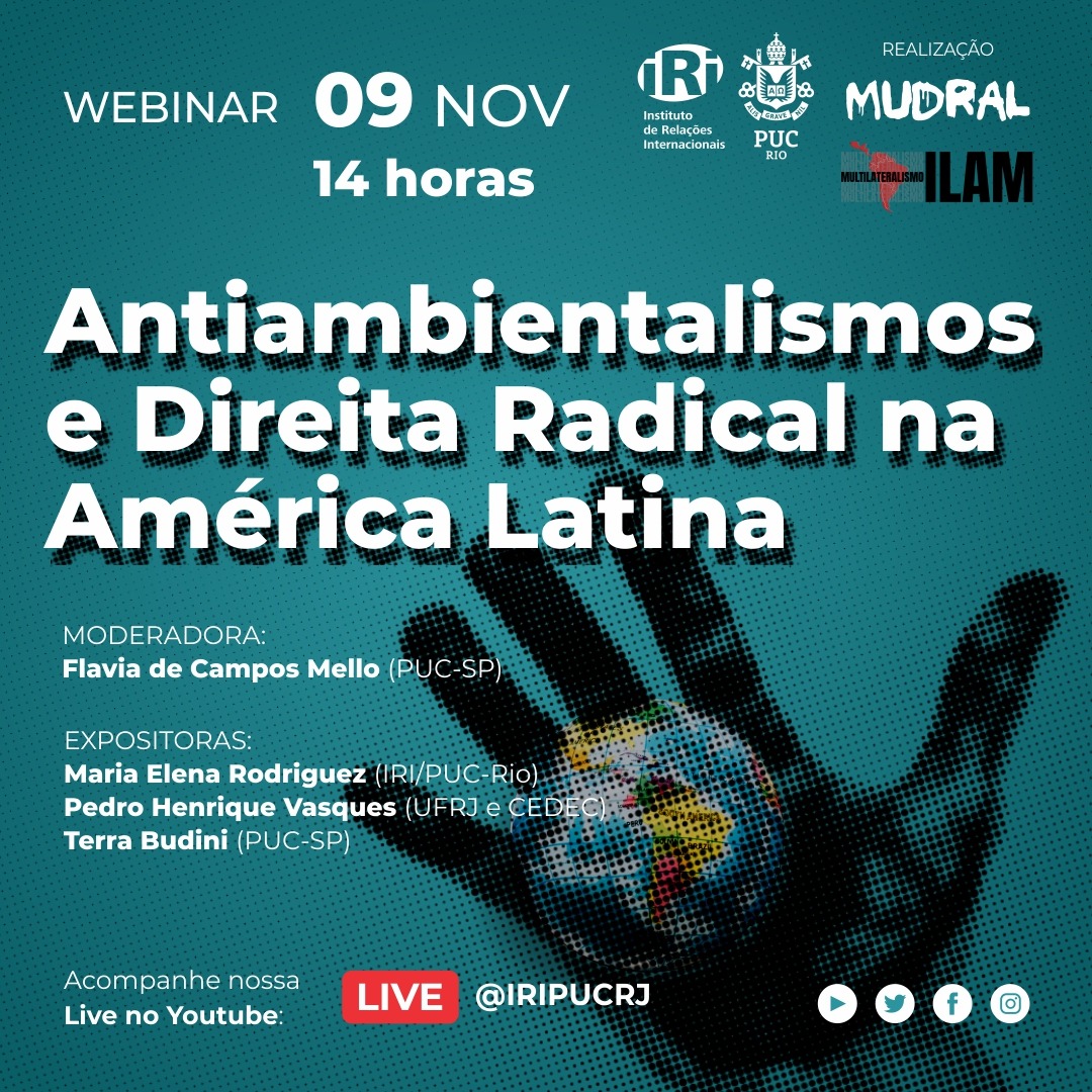 WEBINAR | Antiambientalismos e Direita Radical na América Latina