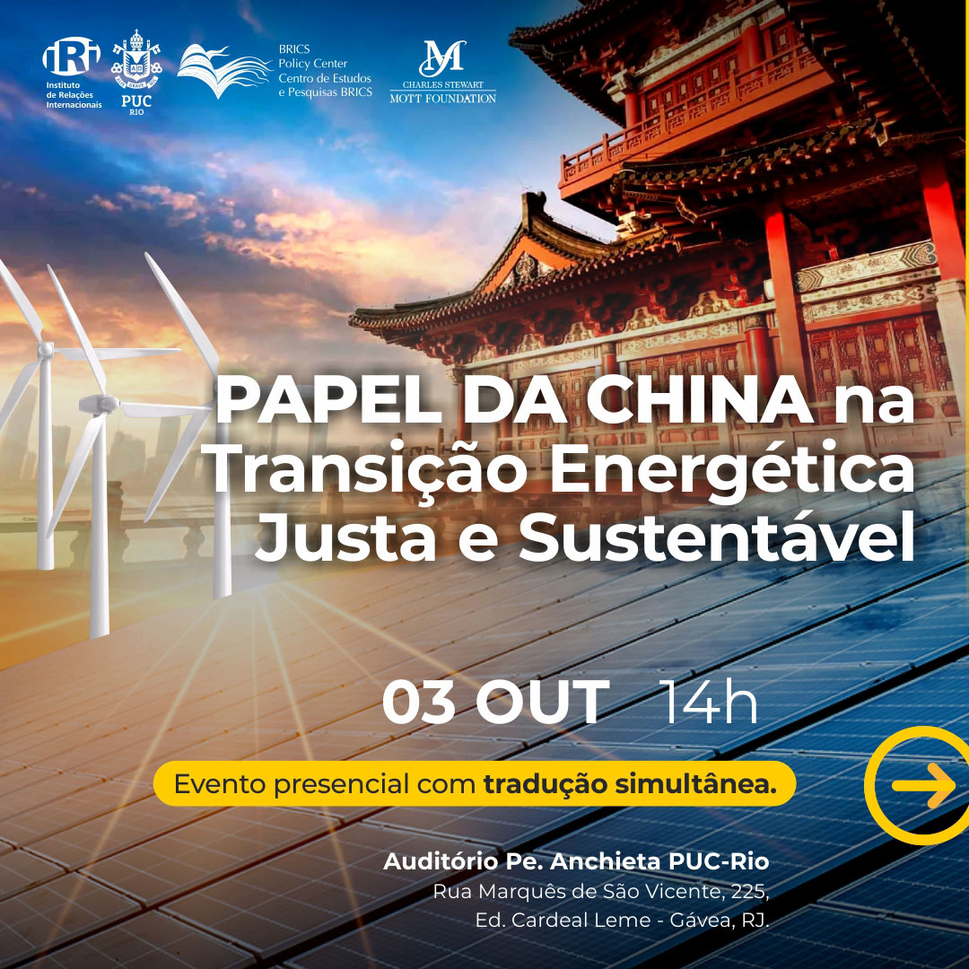 Papel da China na Transição Energética Justa e Sustentável