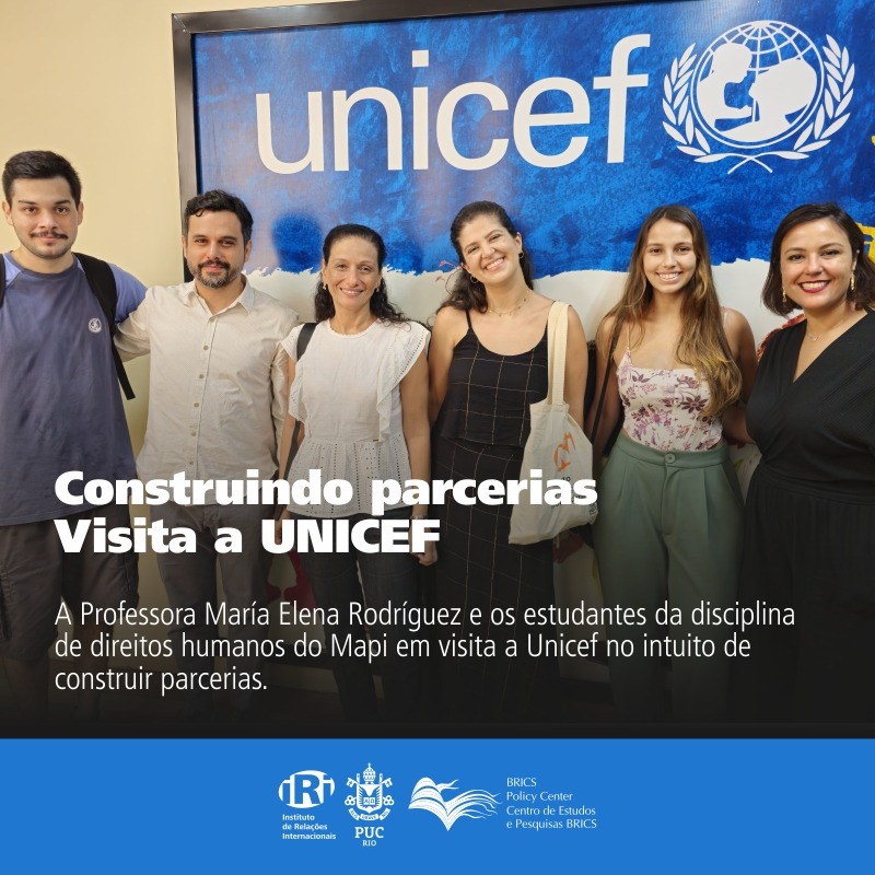 Profa. Maria Elena visita a Unicef