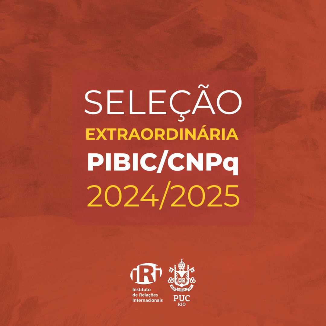 Seleção Extraordinária PIBIC/ CNPq 2024/2025