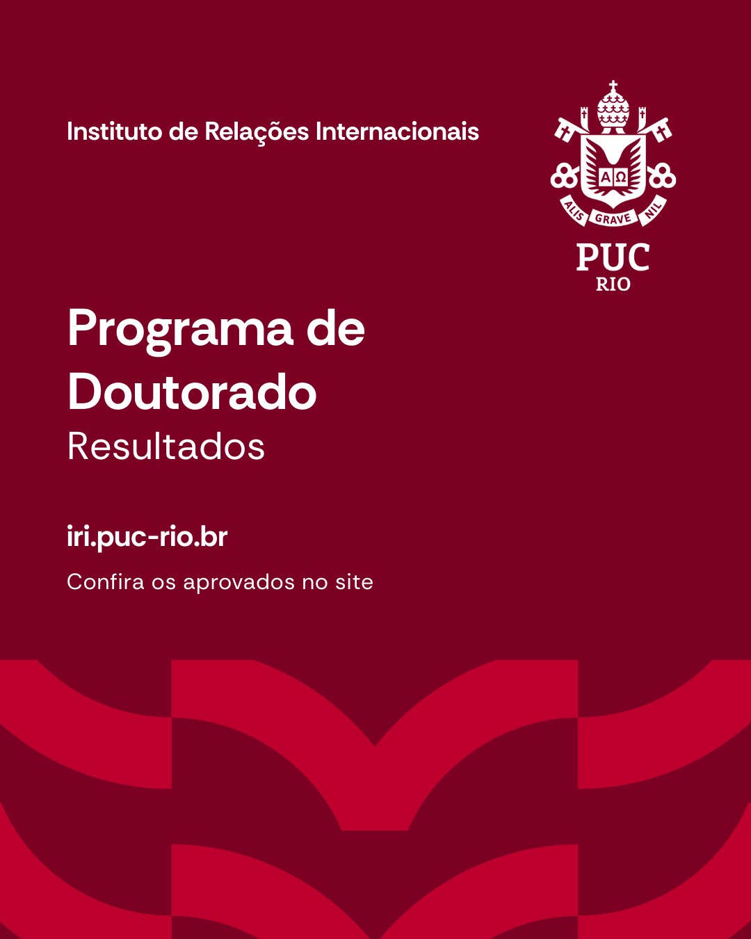 Resultado do Programa de Doutorado